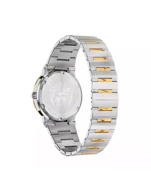 Versace Metallic Greca Logo 38 Mm Uhr