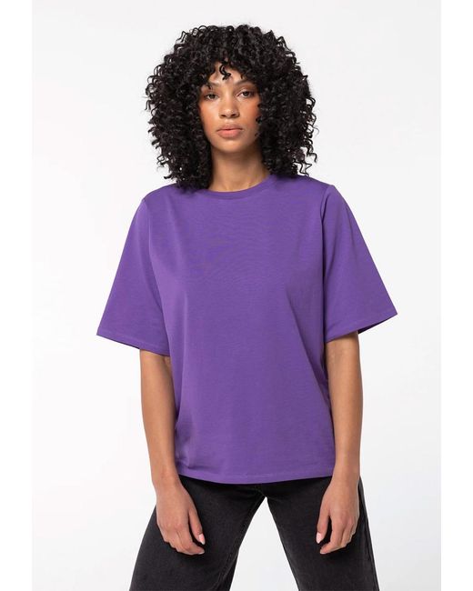 Basiclo Oversized Premium T-Shirt in het Purple