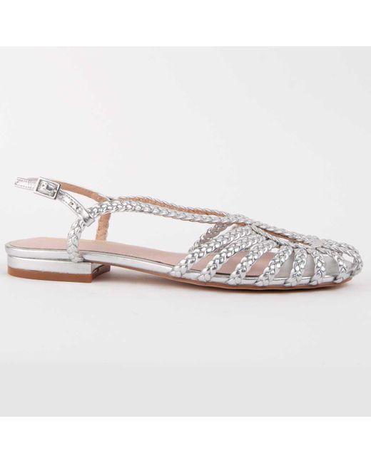 Montevita Sandalen Mirea Zilver in het White