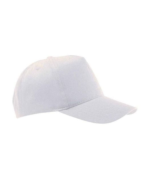 Sol's White "Buzz" Baseball-Mütze
