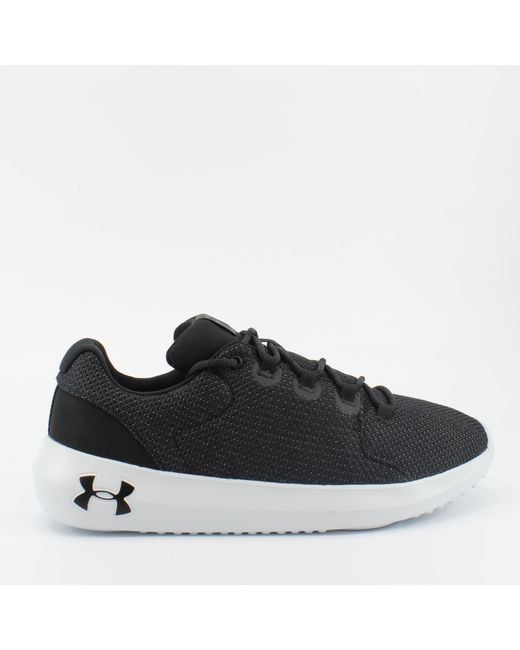 Under Armour Black Ripple 2.0 Nm1 Textile Lace Up Trainers 3022046 002 for men