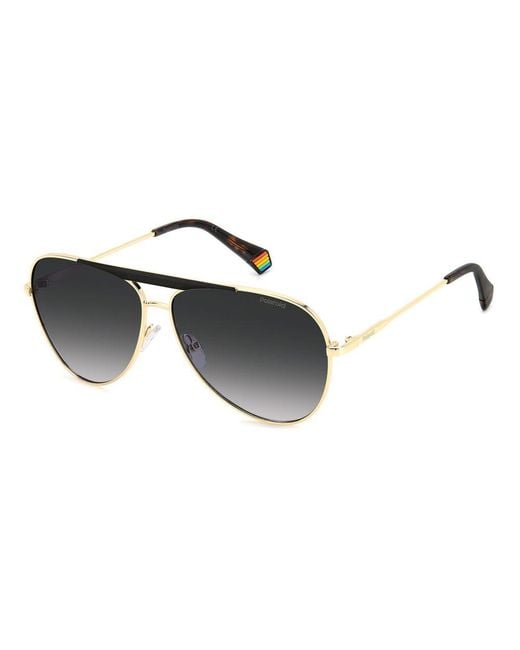 Polaroid Metallic Pld 6200S Aviator Sunglasses