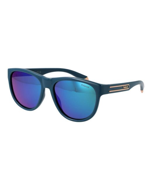 Polaroid Blue Bicolor Plastic Sunglasses