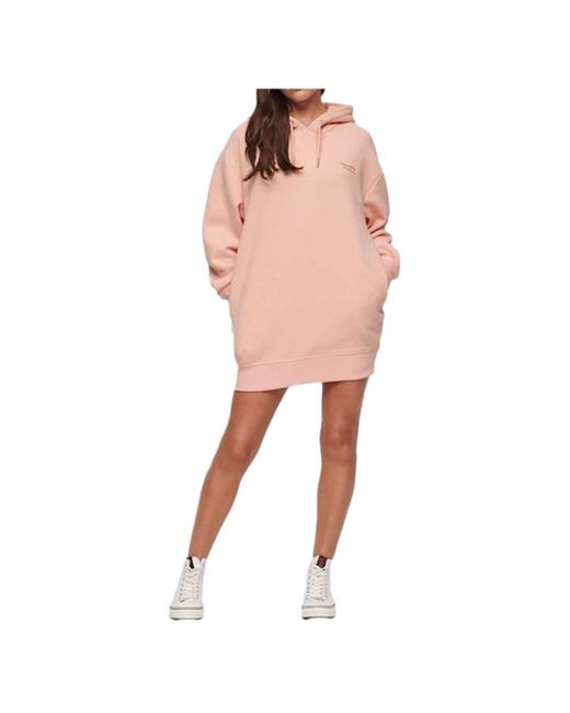 Superdry Pink Robe Femme Essentielle