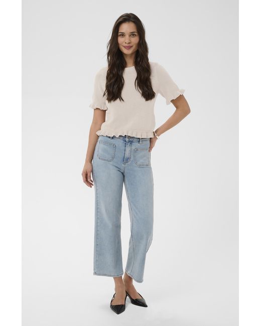 Kaffe Pullover Kalindsay Pullover Regular Fit in het Blue