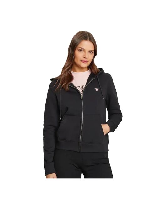Guess Mini Driehoek Sweatshirt in het Black