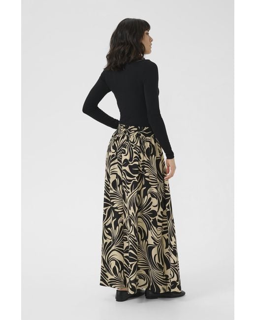 Kaffe Rok Kacelia Rok A-Shape in het Multicolor