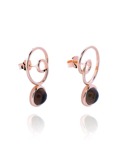 Orphelia 'eugenia' Dames 925 Sterling Zilveren Oorbellen in het Pink