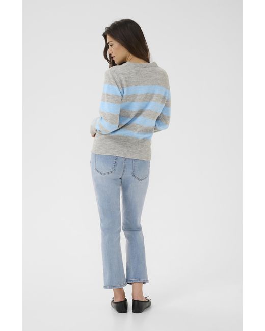 Kaffe Pullover Kaniel Pullover Regular Fit in het Blue