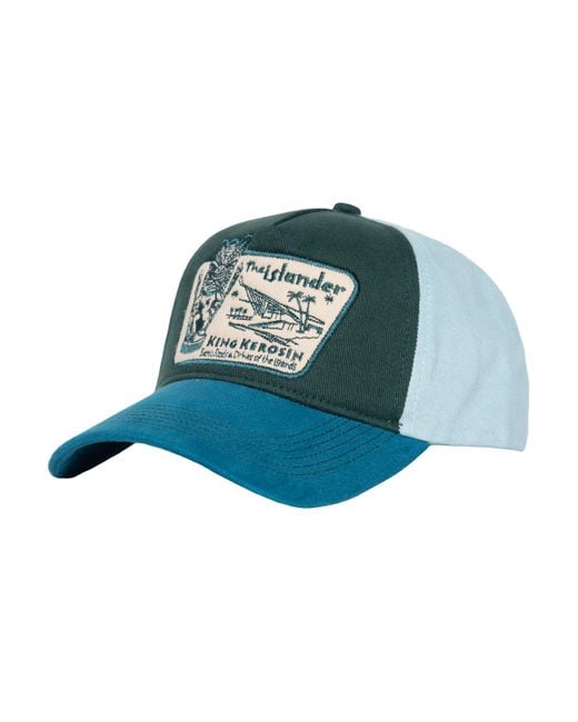 King Kerosin Herren Baseball Cap The Islander in Green für Herren