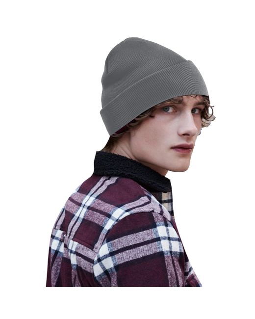 BEECHFIELD® Gray "Original" Mütze Mit Bündchen (Graphit)