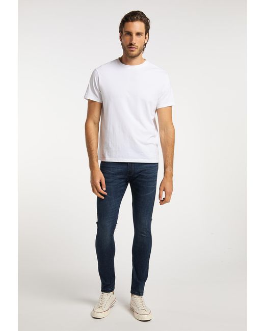 Dreimaster Jeans + Boodschappentas in het Blue voor heren