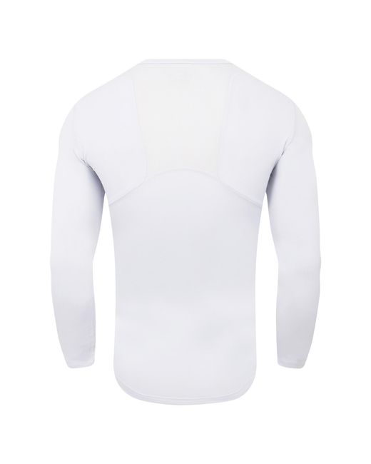 Umbro Elite V Neck Base Layer Top in het White voor heren