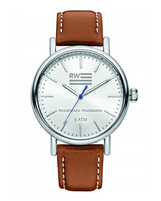 River Woods Gray Yukon Watch Rw420029 Leather for men