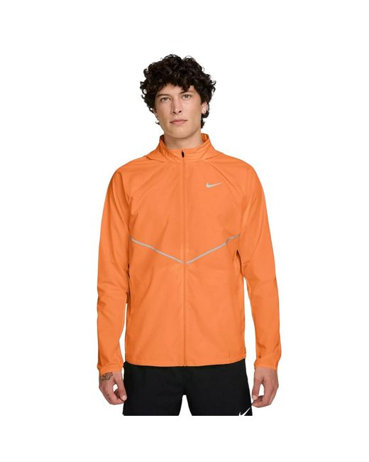 Nike Repel Miler Hardloopjack Voor in het Orange voor heren