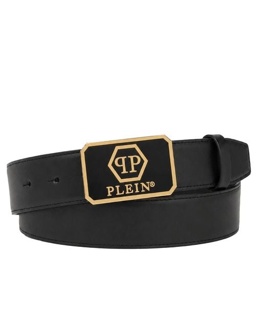 Philipp Plein Gürtel Hexagon in Black für Herren