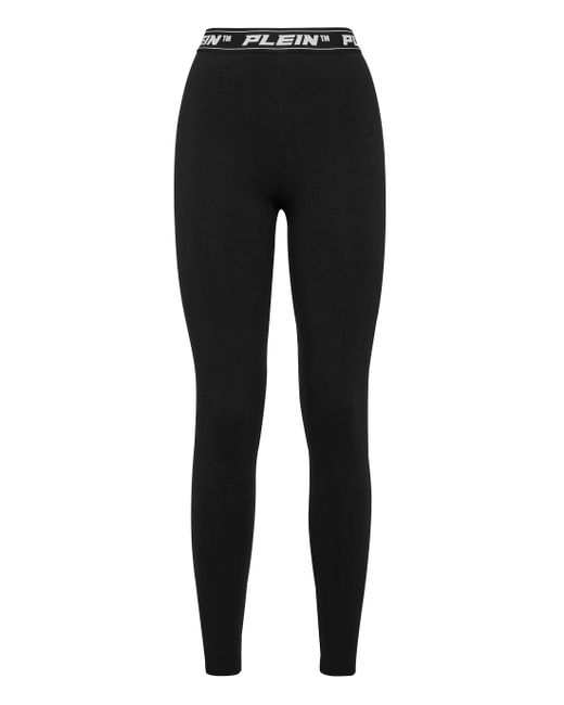 Philipp Plein Black Leggings