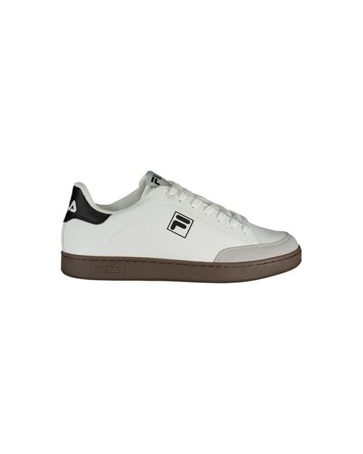 Fila Schoenen ,Wit ,Polyester Witte Polyester Sneaker in het White voor heren