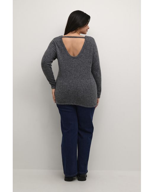 Kaffe Pullover Regular Fit Dark in het Blue