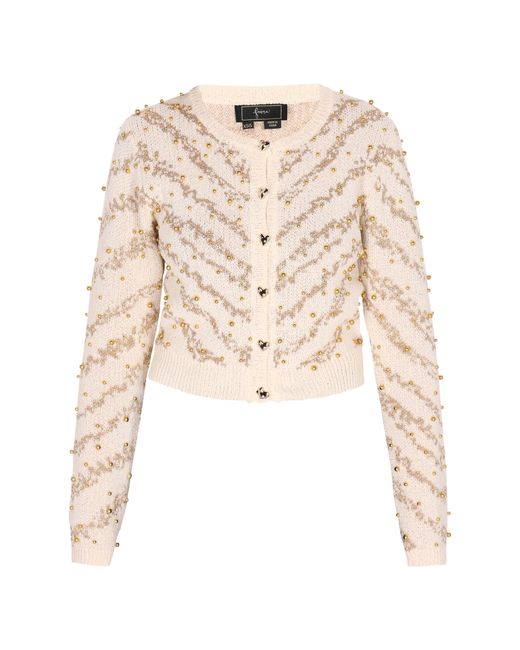 faina Vest Cr in het Natural