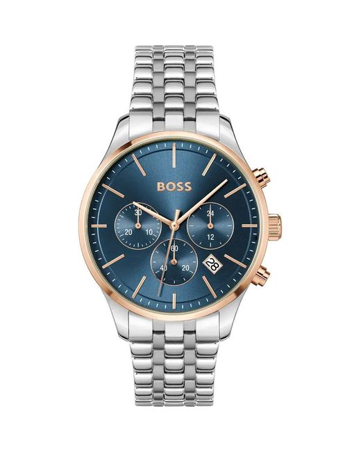 Boss Horloge Avery in het Metallic voor heren