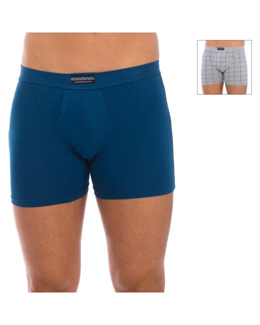 Abanderado Blue Pack-2 Sensitive Essential Boxers A5398 for men