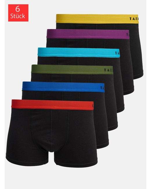 Tazzio Herren Boxershorts 6Er Pack in Blue für Herren