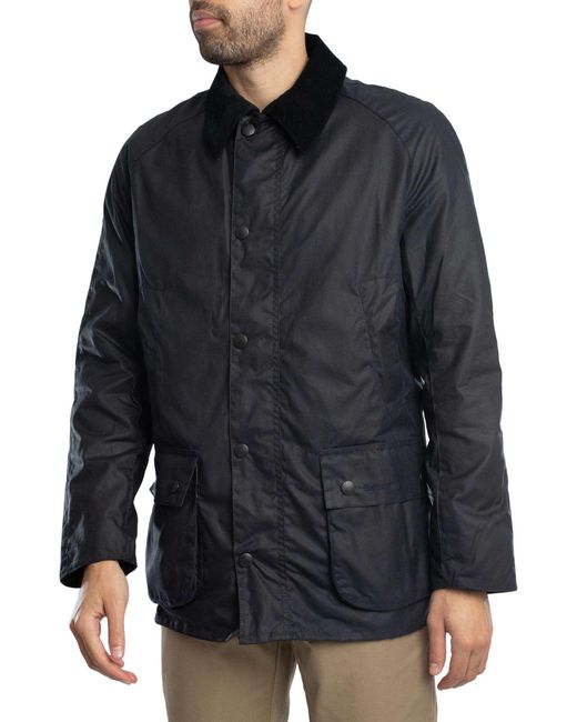 Barbour Ashby Wax-Jack in het Blue voor heren