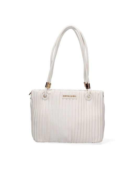 Pierre Cardin White Umhängetasche Frauen