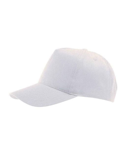 Sol's White "Buzz" Baseball-Mütze