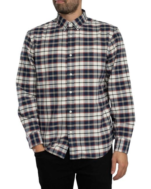 Levi's Levi's Authentiek Overhemd Met Knoopsluiting in het Gray voor heren