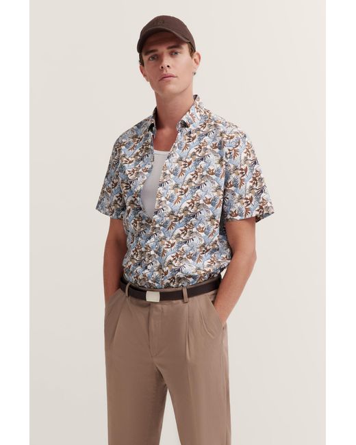 Bugatti Herren Hemd Mit Button-Down-Kragen in Gray für Herren