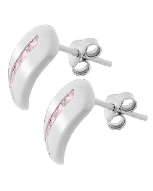 Orphelia Metallic 925 Sterling Stud Earrings