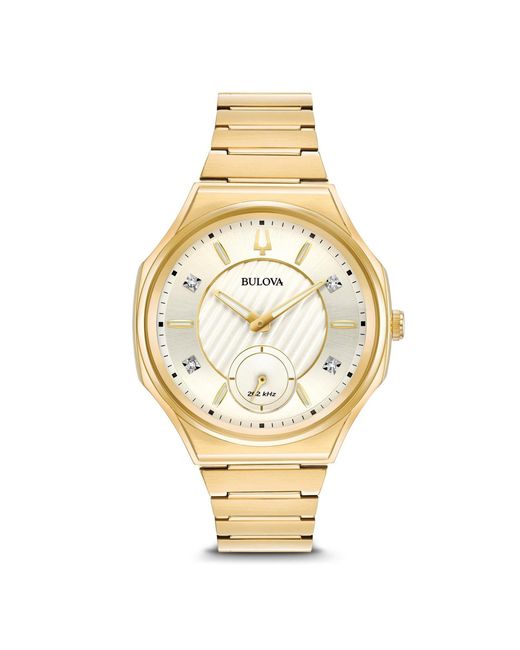 Bulova Metallic Curv Watch 97P136 Stainless Steel (Archived)