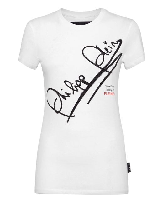 Philipp Plein T-Shirts in het White