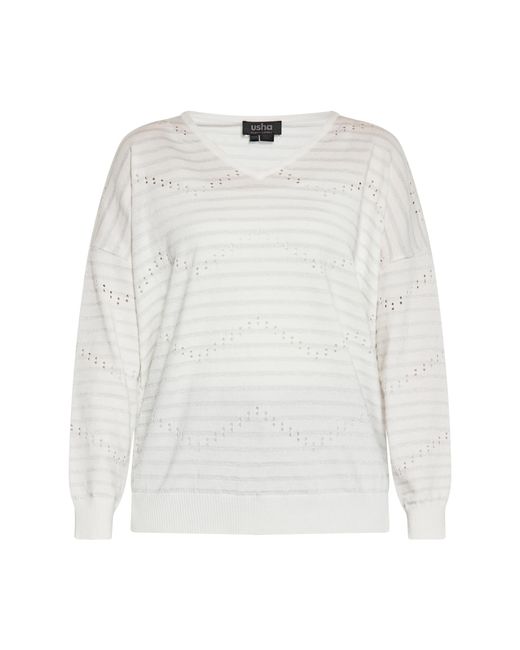 Usha Jumper Wolwit in het White