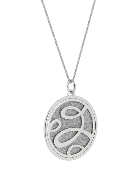 Orphelia Metallic 'Serena' 925 Sterling Set: Chain-Pendant + Earrings