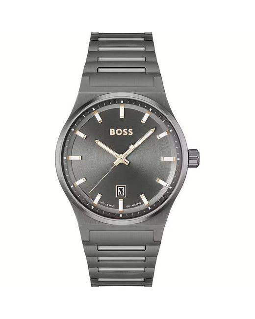 Boss Grijze Rvs Dress Watch in het Metallic voor heren