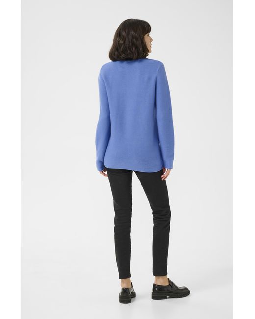 Kaffe Pullover Regular Fit Dark in het Blue