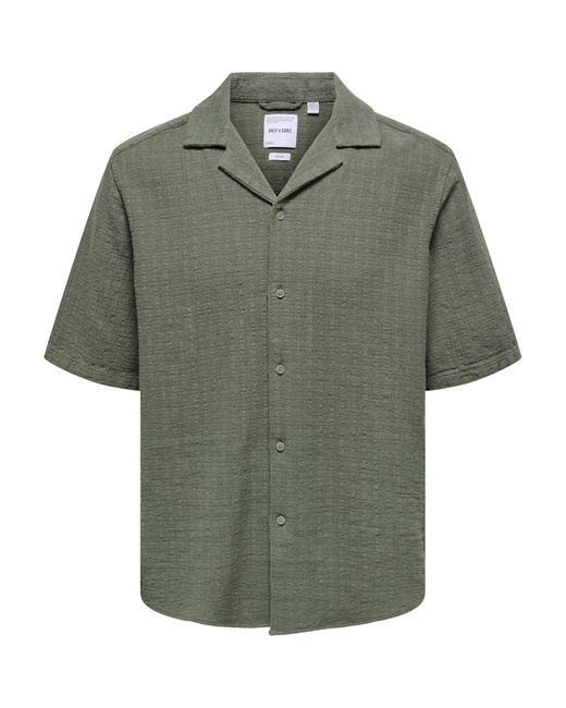 Only & Sons Overhemd in het Green voor heren