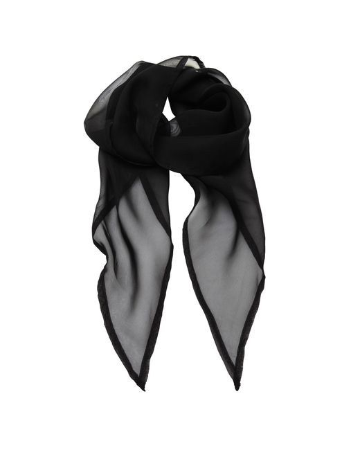 PREMIER Black Ladies/ Work Chiffon Formal Scarf