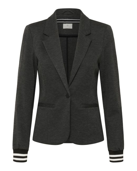 Kaffe Blazer Kinnie Regular Fit Grey White in het Black