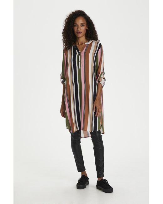 Kaffe Jurk Regular Fit Multicolour in het Multicolor