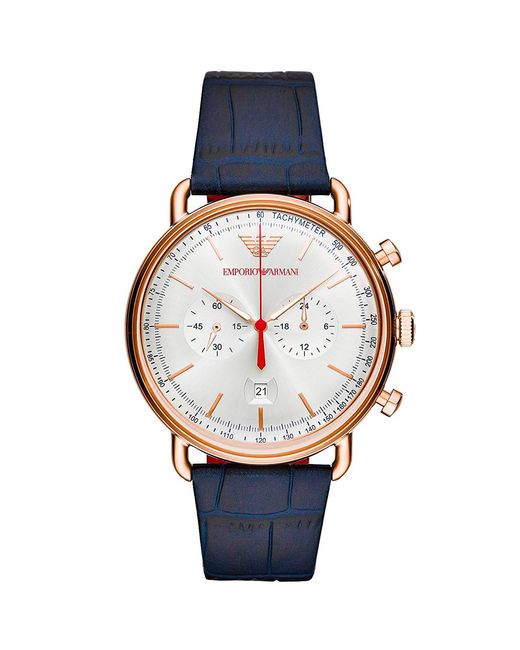 Emporio Armani Blue Aviator Watch Ar11123 for men