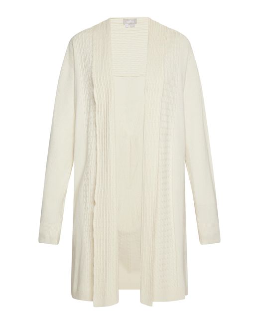 Usha Open Vest in het White