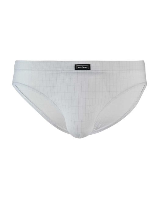 Bruno Banani Check Line Slip in Gray für Herren