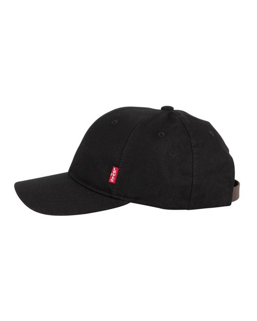Levi's Levi's Rote Tab-Baseballmütze in Black für Herren