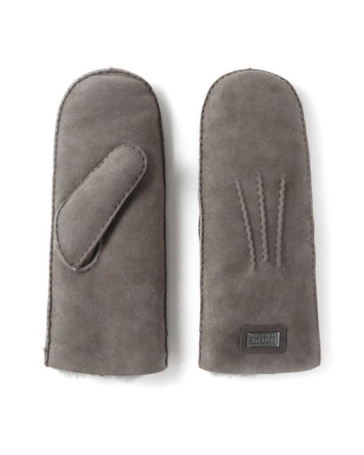 Australia Luxe Gray Mitts Wildlederhandschuhe