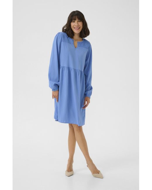 Kaffe Blue Kleid A-Shape