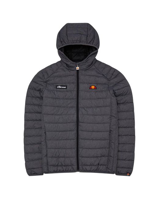 Ellesse Gray Lombardy Quilted Jacket for men